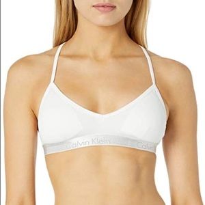 Calvin Klein Motive Cotton Lightly Lined Bralette